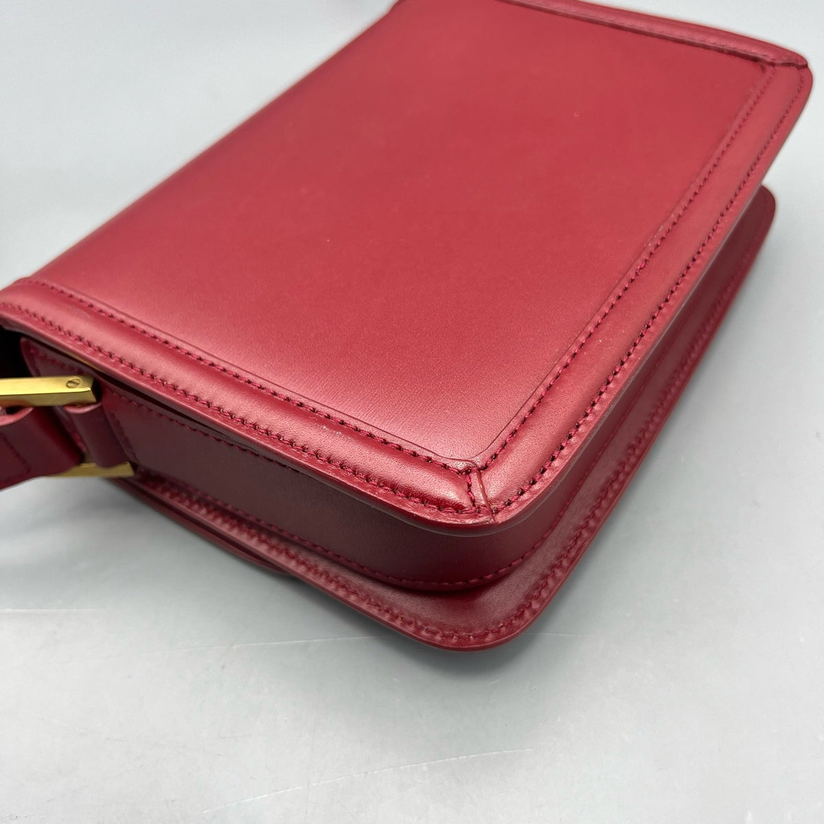 Saint Laurent - Solferino - Leather - Burgundy - (mini)