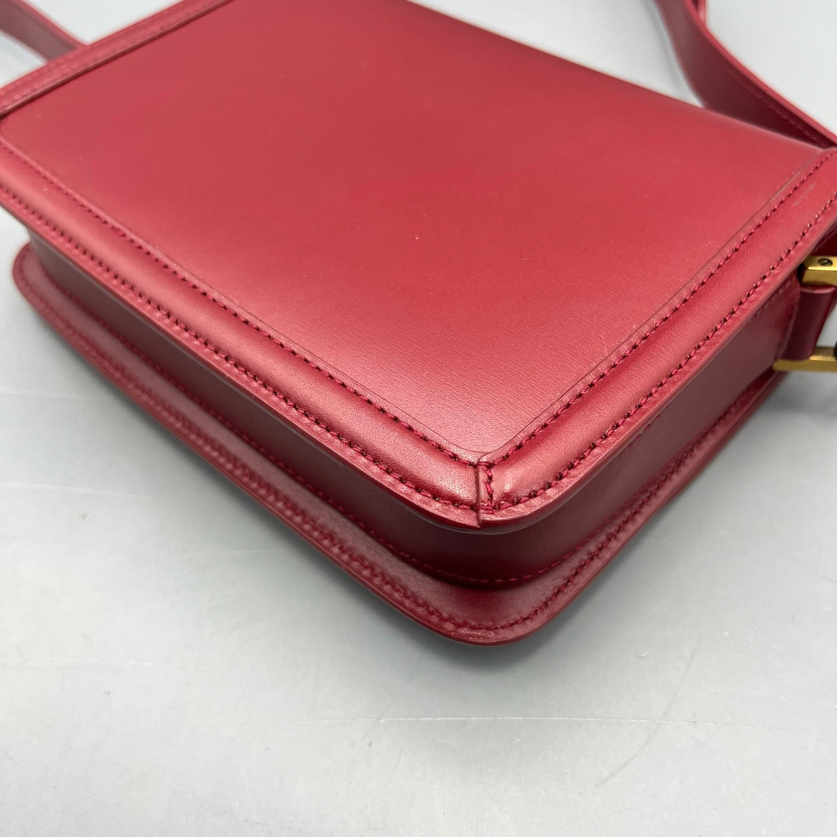 Saint Laurent - Solferino - Leather - Burgundy - (mini)