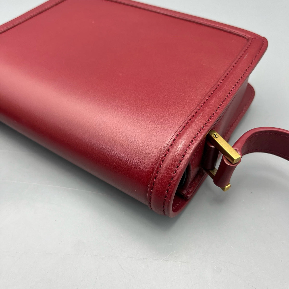 Saint Laurent - Solferino - Leather - Burgundy - (mini)
