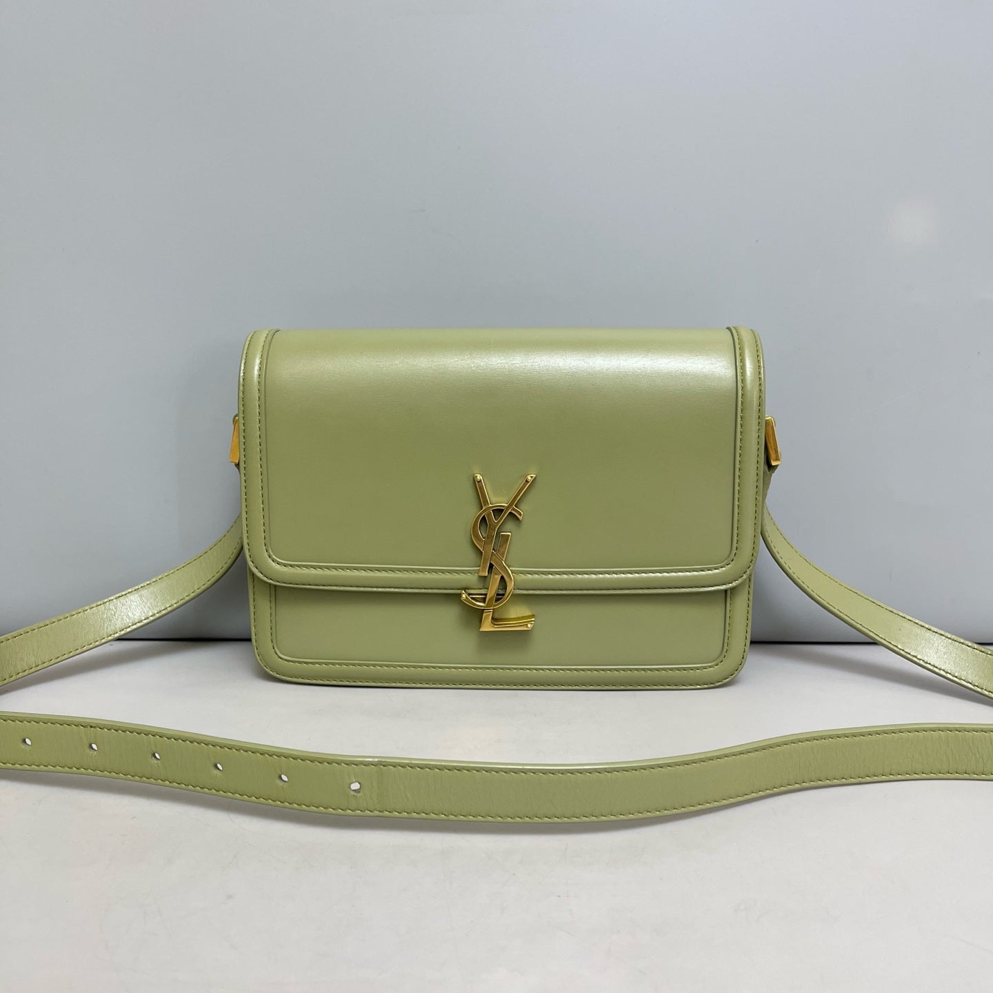 Saint Laurent - Solferino - Leather - Green - (medium)