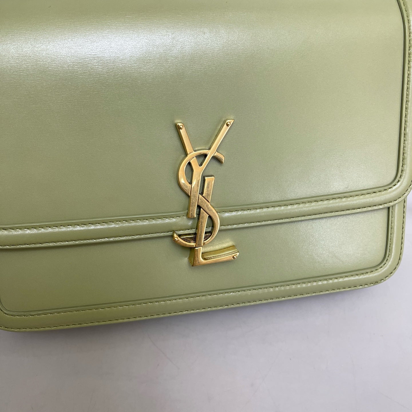 Saint Laurent - Solferino - Leather - Green - (medium)
