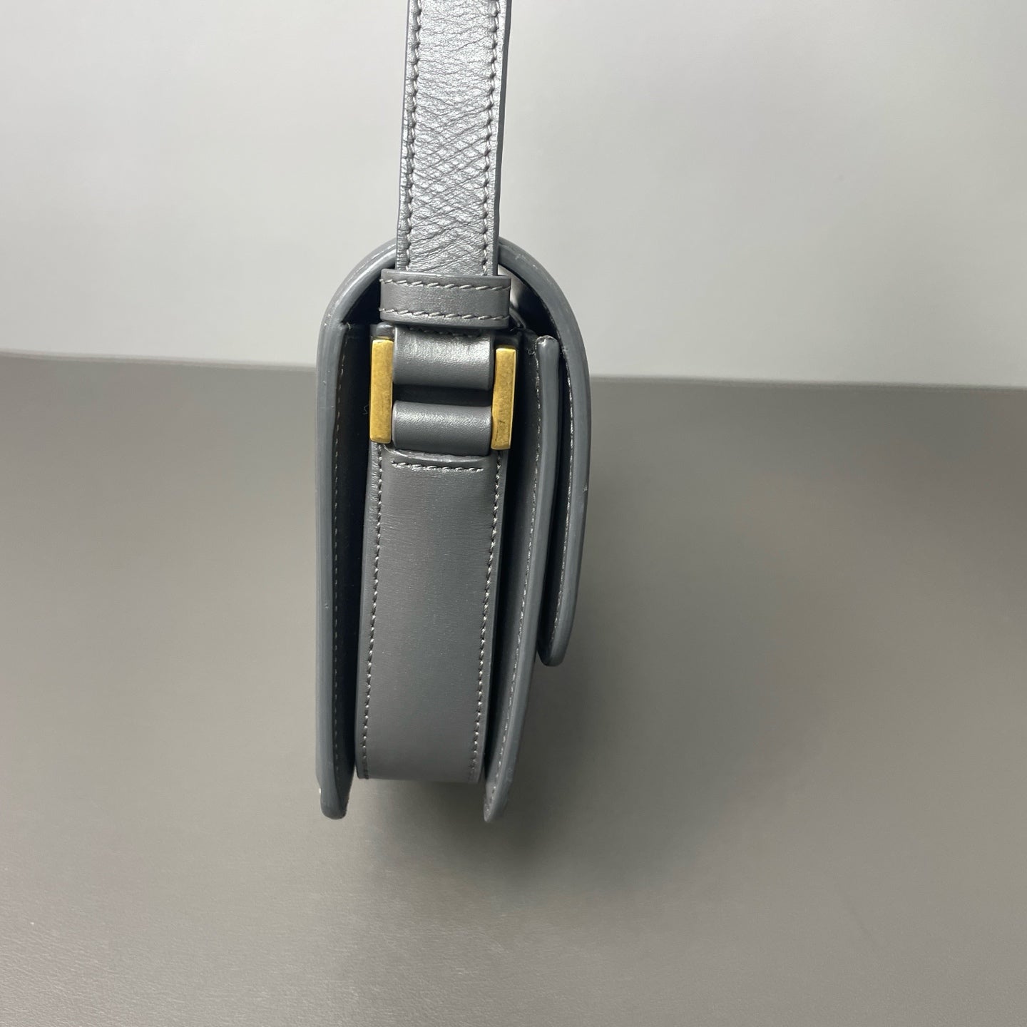 Saint Laurent - Solferino - Leather - Grey - (mini)