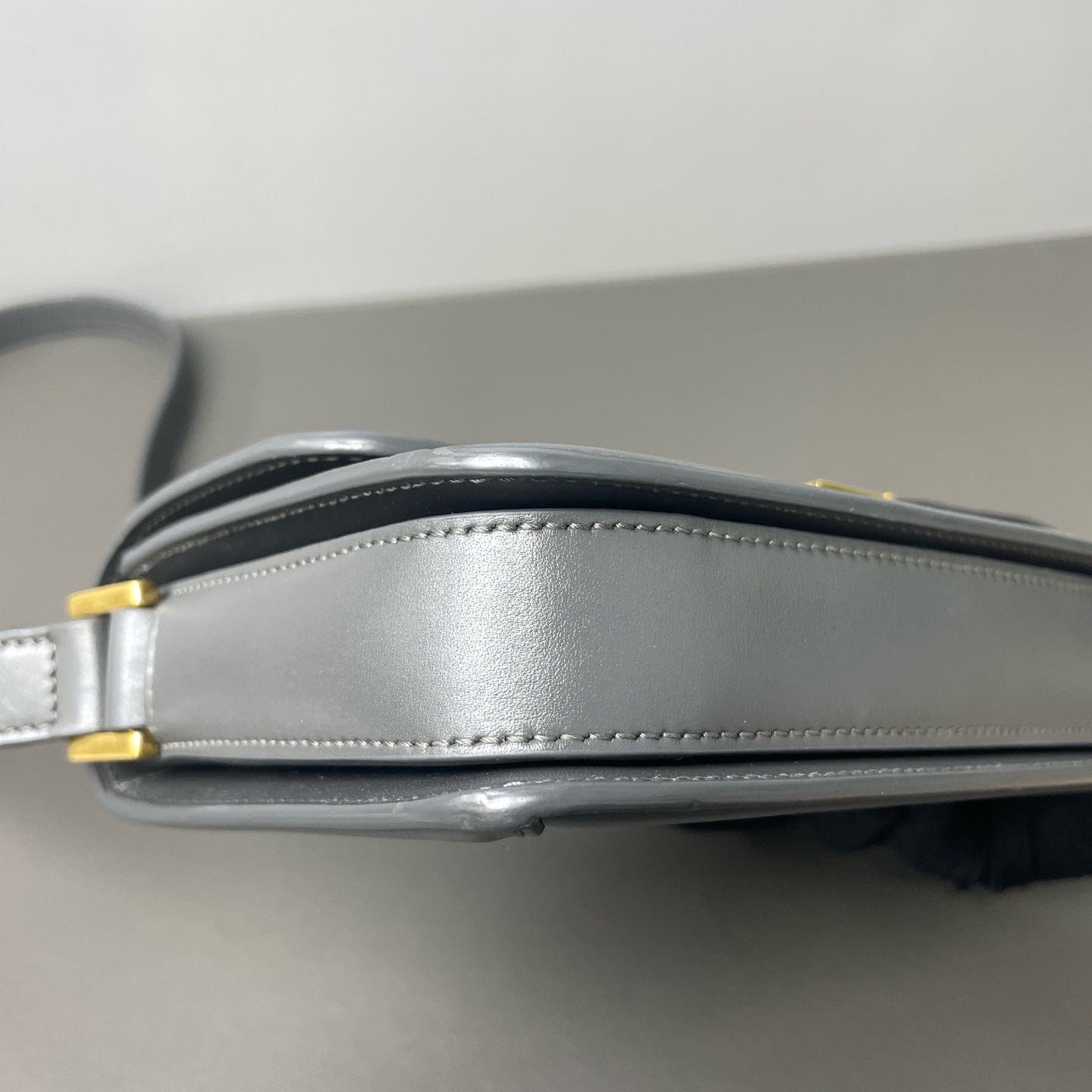 Saint Laurent - Solferino - Leather - Grey - (mini)