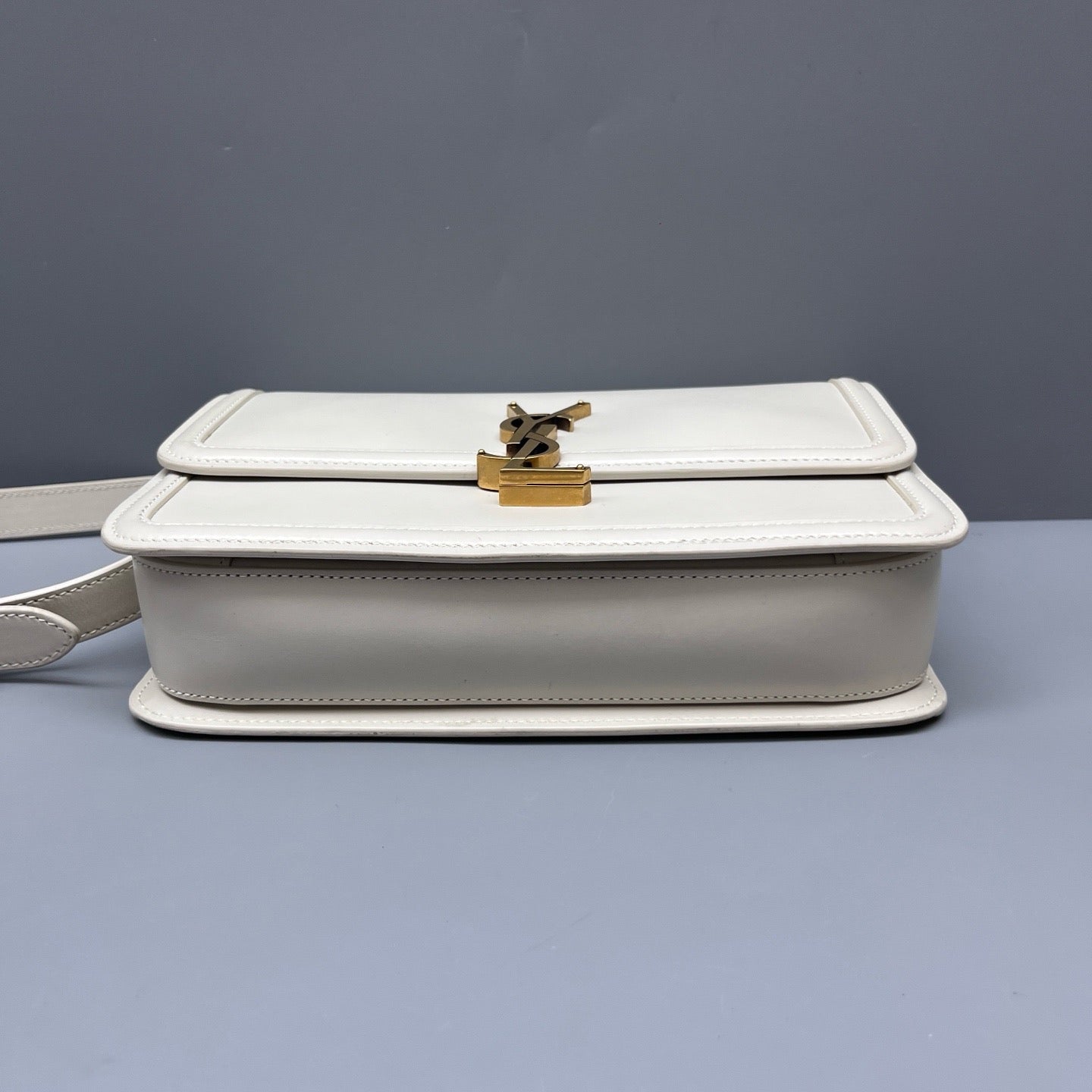 Saint Laurent - Solferino - Smooth calfskin leather - White - (Small)