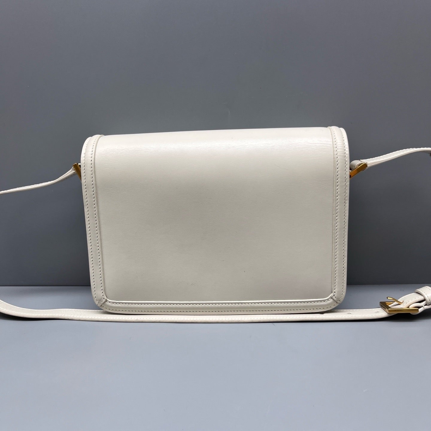 Saint Laurent - Solferino - Smooth calfskin leather - White - (Small)