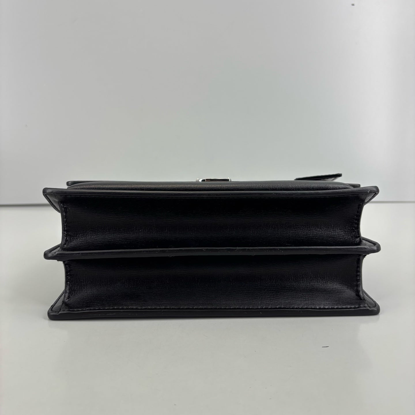 Saint Laurent - Sunset Chain Bag - Leather - Black - (medium)