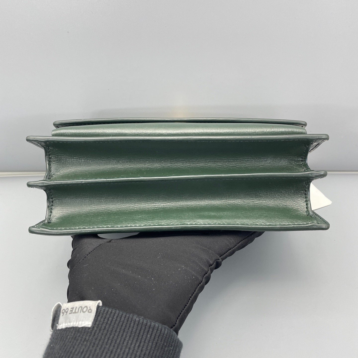Saint Laurent - Sunset - Grain leather - Dark Green with Gold-Tone Hardware - (medium)
