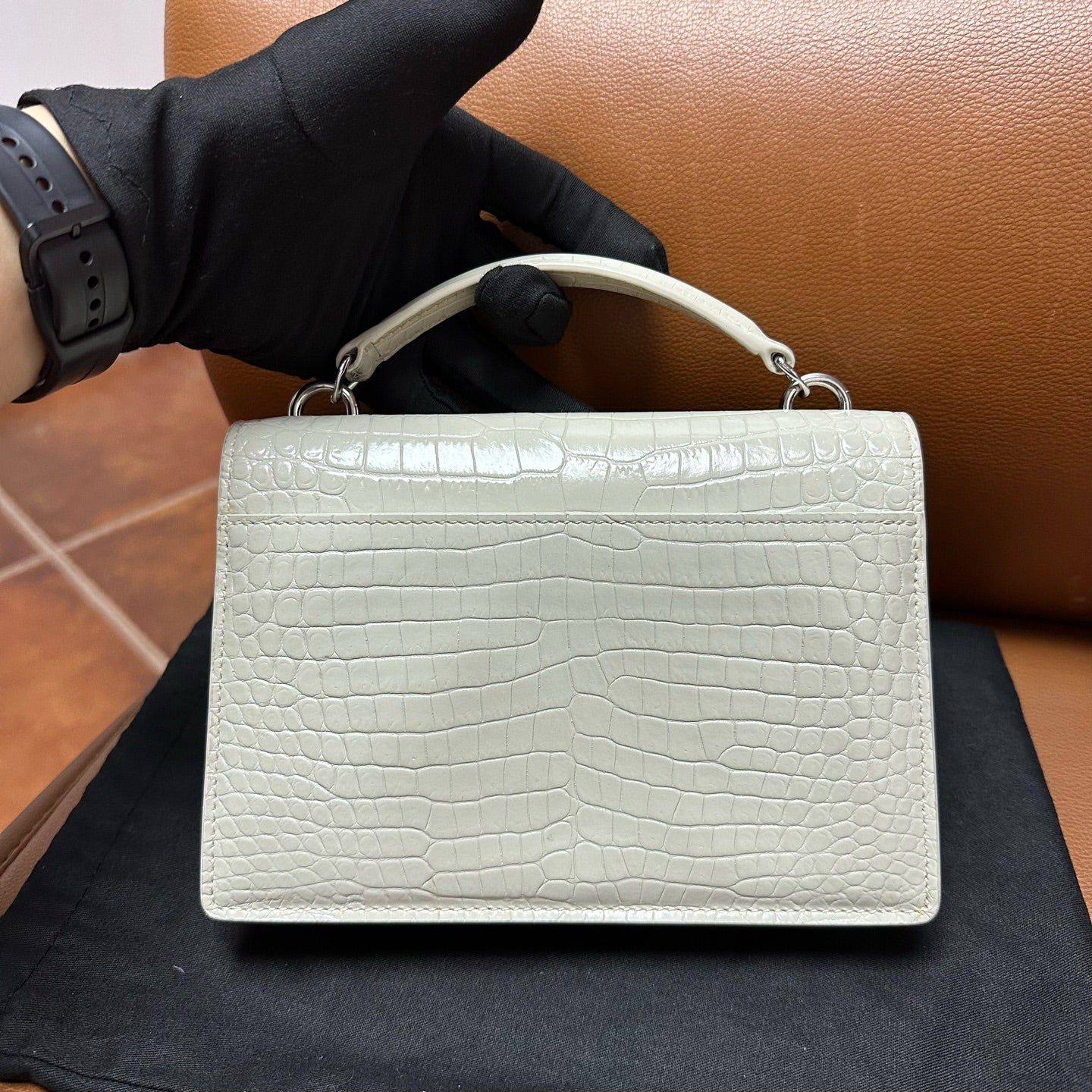 Saint Laurent - Sunset - Leather - Beige - (mini)