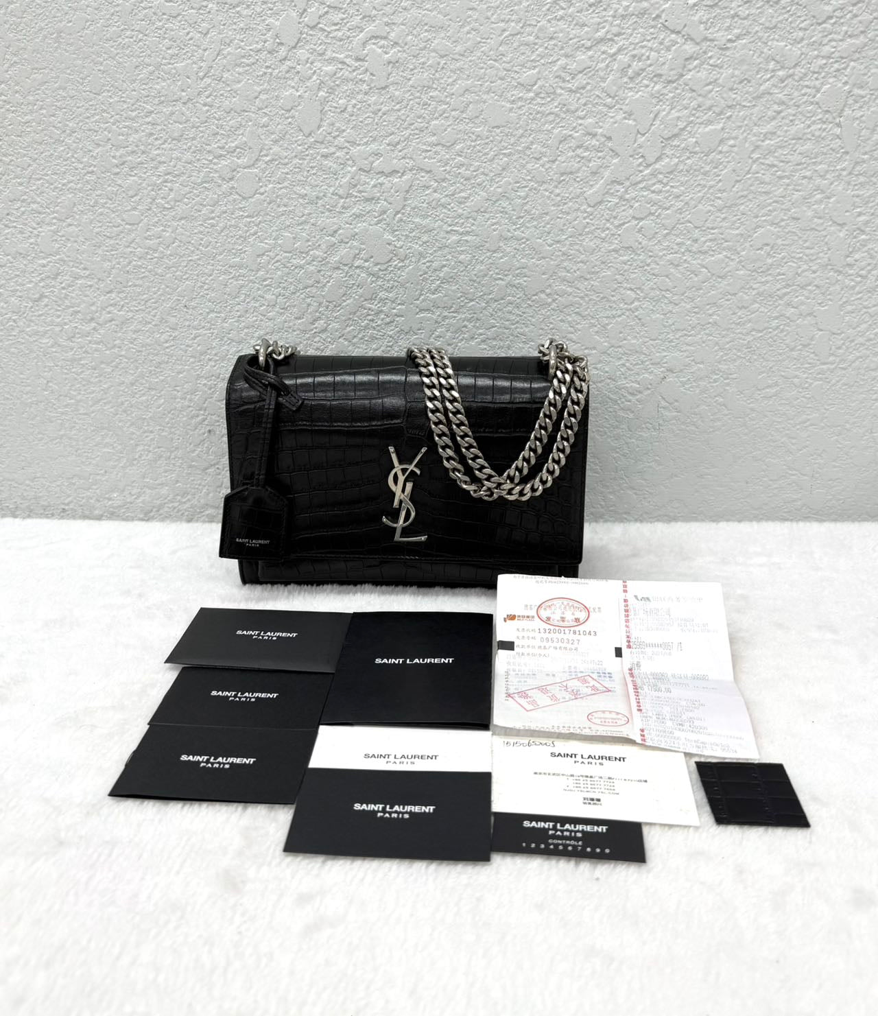 Saint Laurent - Sunset - Leather - Black - (medium)