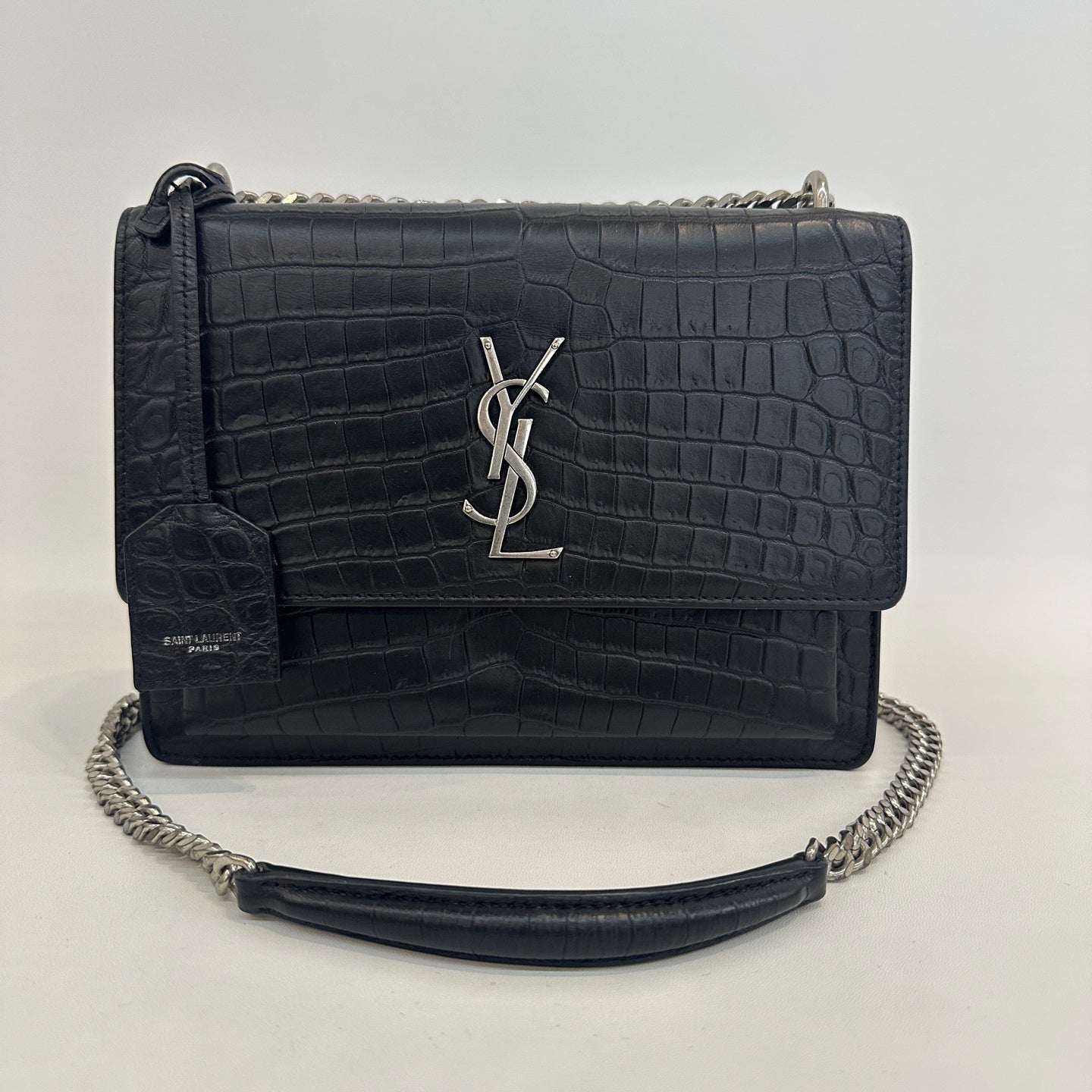 Saint Laurent - Sunset - Leather - Black - (medium)