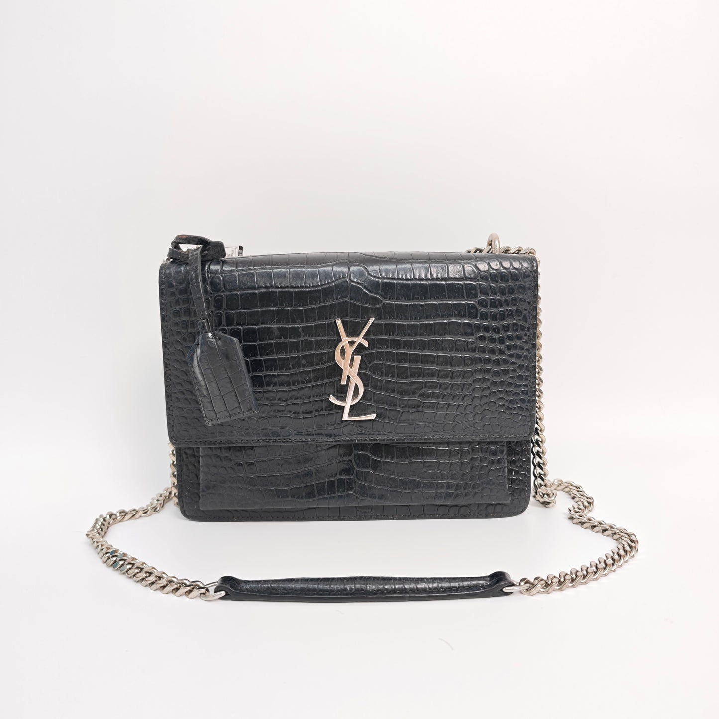 Saint Laurent - Sunset - Leather - Black - (medium)