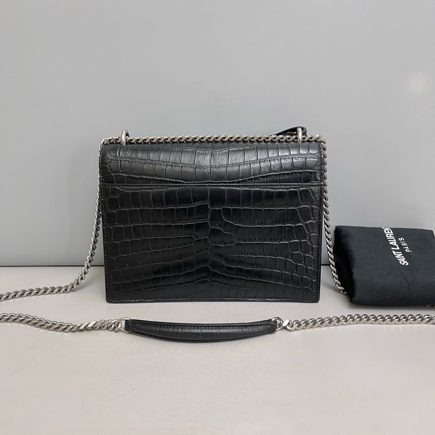 Saint Laurent - Sunset - Leather - Black - (Medium)