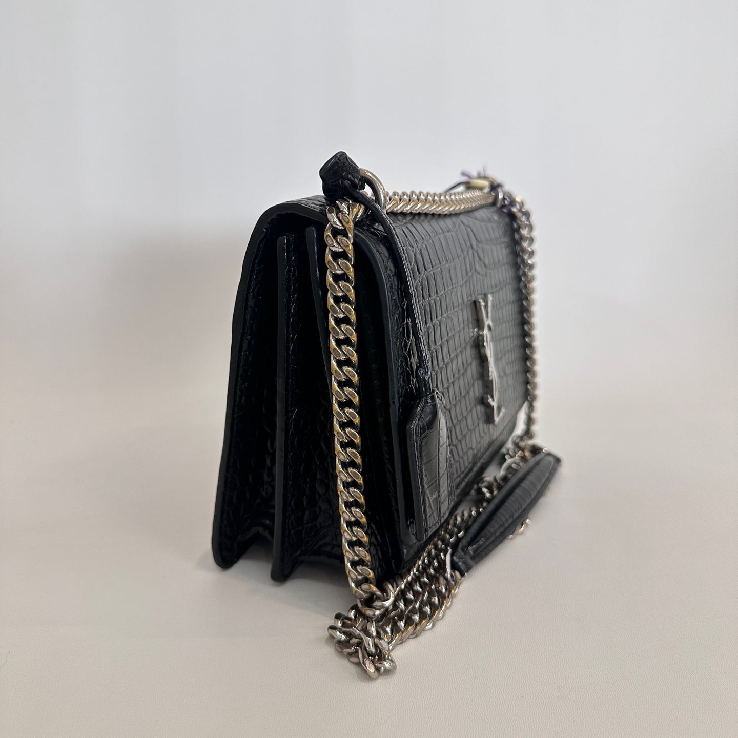 Saint Laurent - Sunset - Leather - Black - (medium)