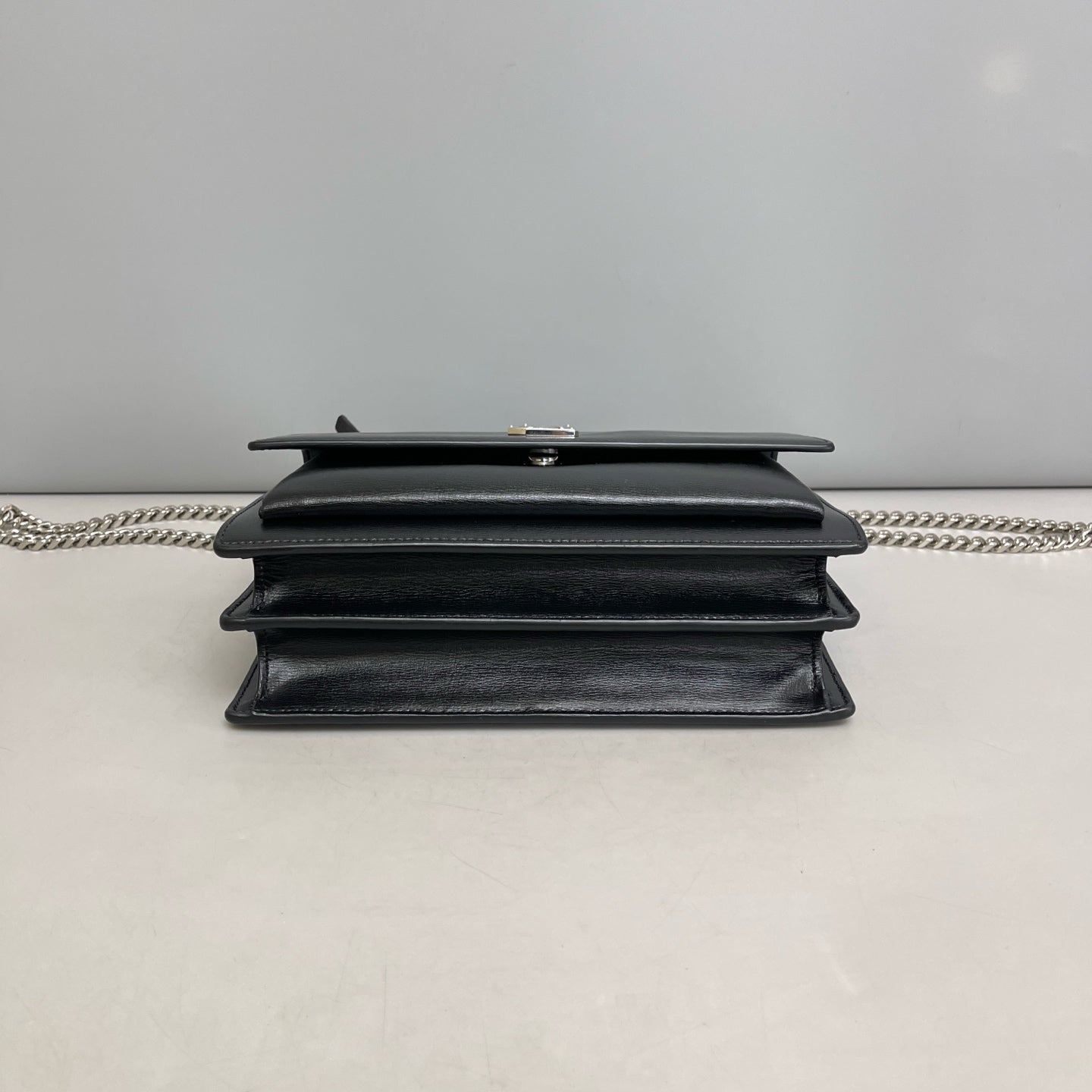 Saint Laurent - Sunset - Leather - Black - (medium)