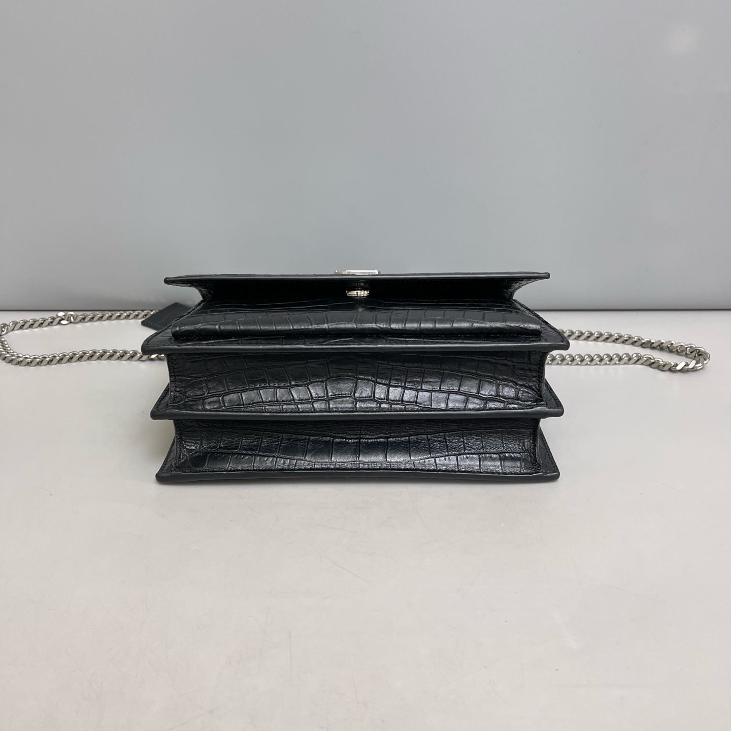 Saint Laurent - Sunset - Leather - Black - (Medium)