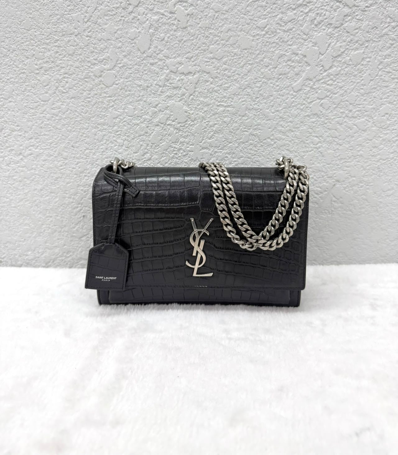 Saint Laurent - Sunset - Leather - Black - (medium)