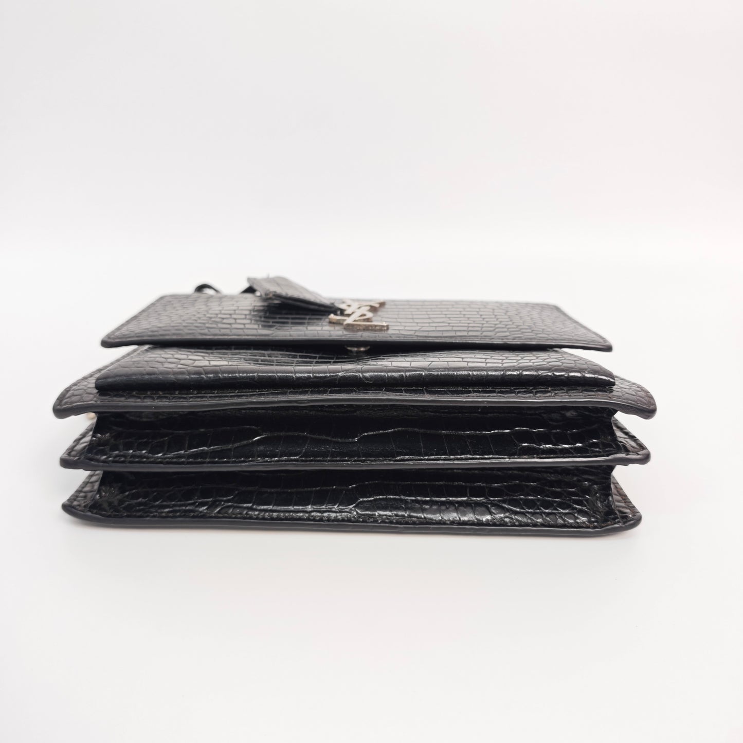 Saint Laurent - Sunset - Leather - Black - (medium)