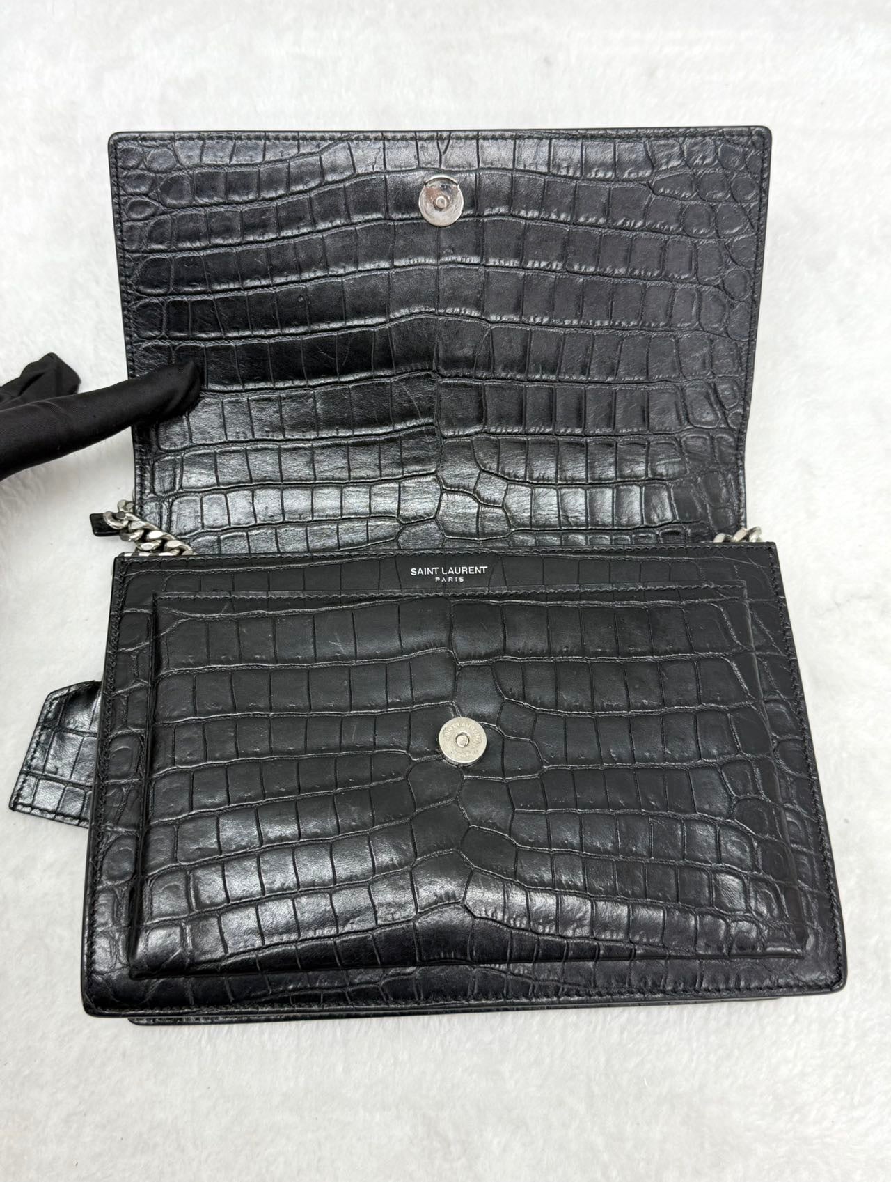 Saint Laurent - Sunset - Leather - Black - (medium)