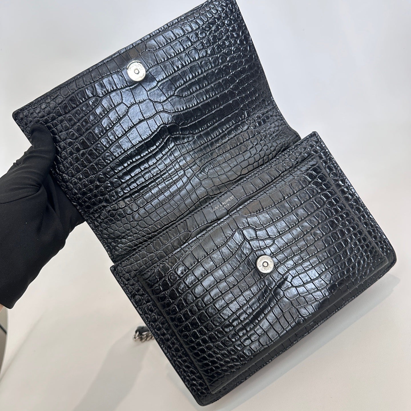 Saint Laurent - Sunset - Leather - Black - (medium)