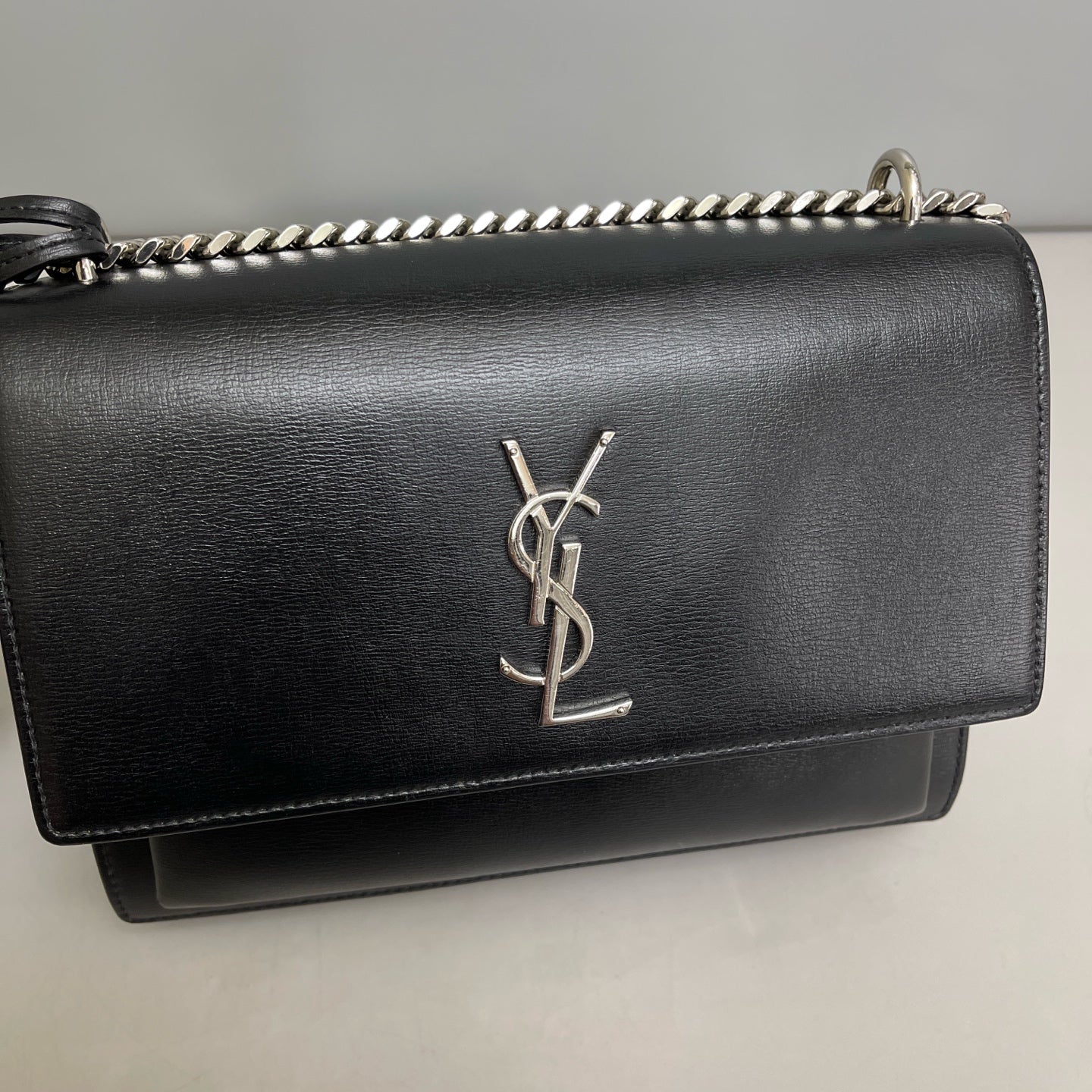 Saint Laurent - Sunset - Leather - Black - (medium)