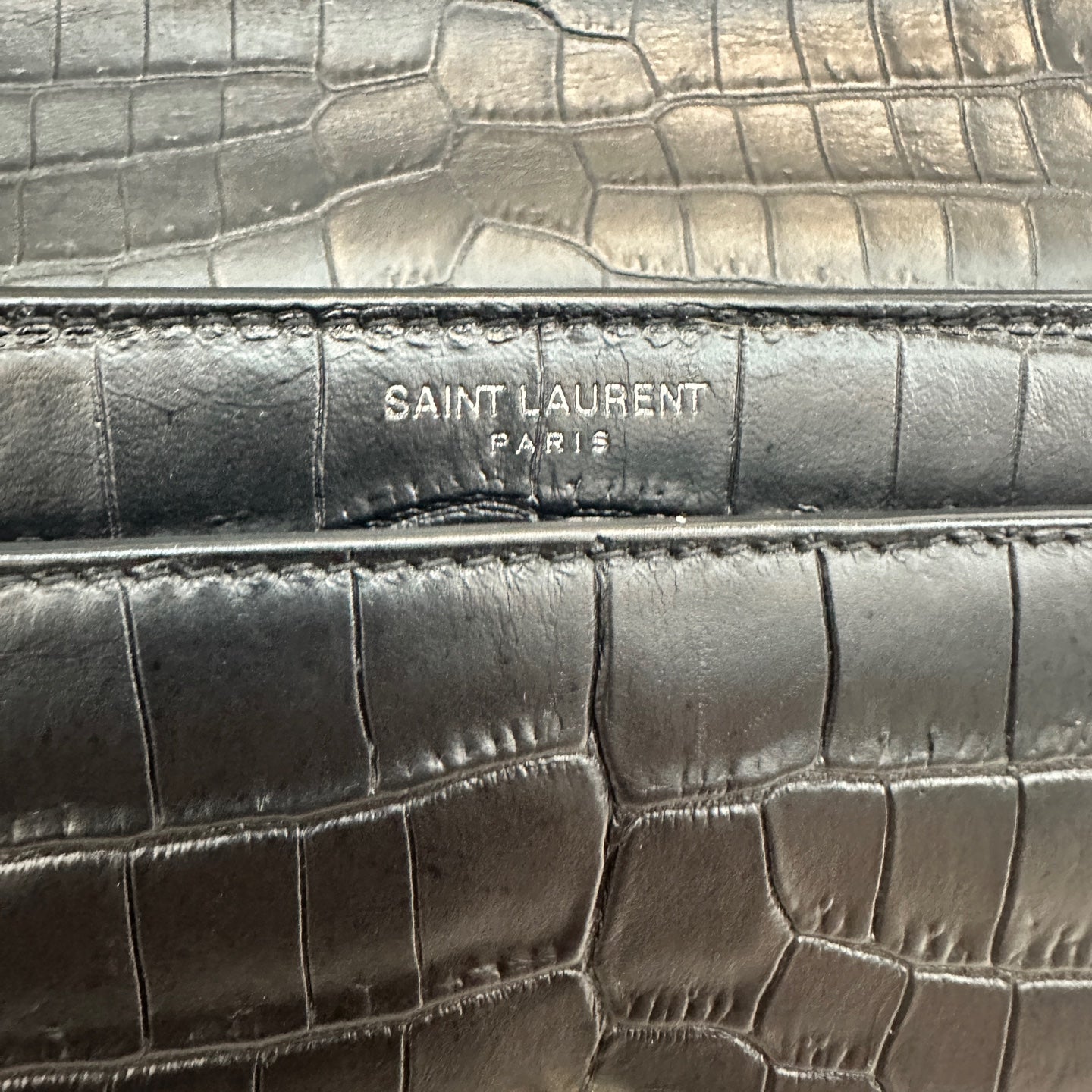 Saint Laurent - Sunset - Leather - Black - (medium)