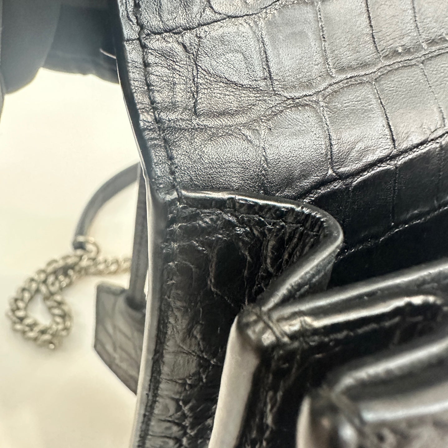 Saint Laurent - Sunset - Leather - Black - (medium)