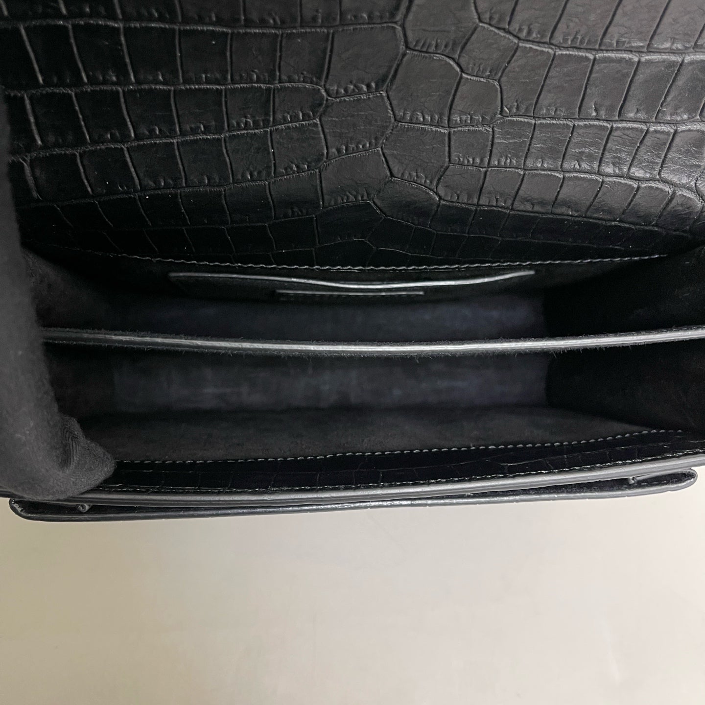 Saint Laurent - Sunset - Leather - Black - (Medium)