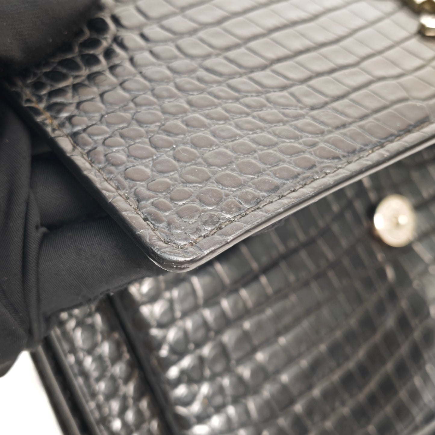 Saint Laurent - Sunset - Leather - Black - (medium)
