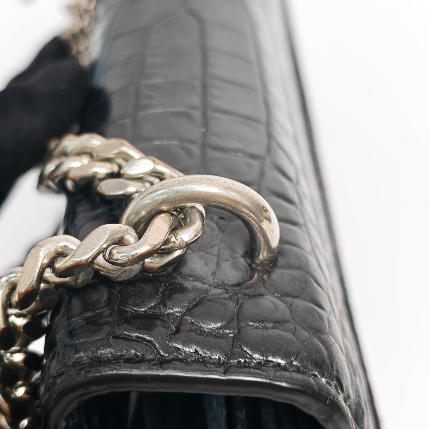 Saint Laurent - Sunset - Leather - Black - (medium)