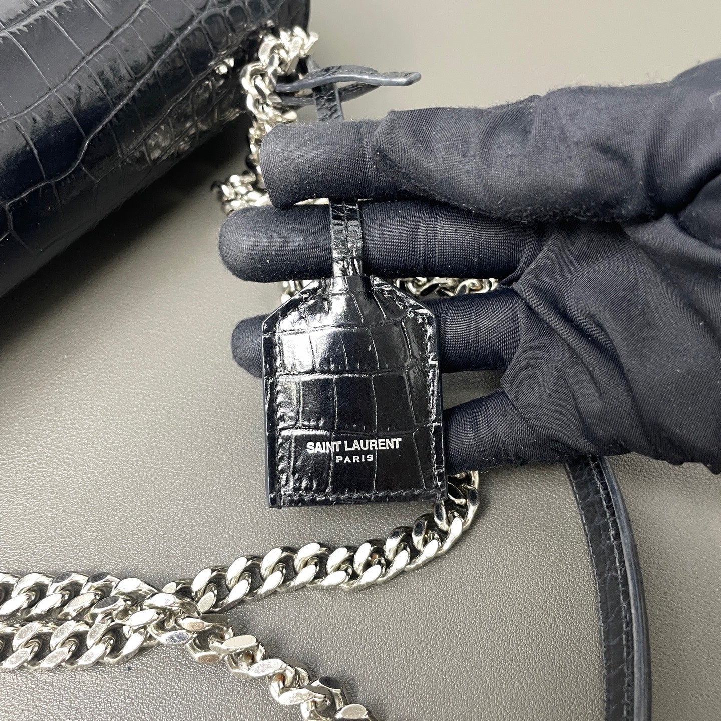 Saint Laurent - Sunset - Leather - Black - (mini)