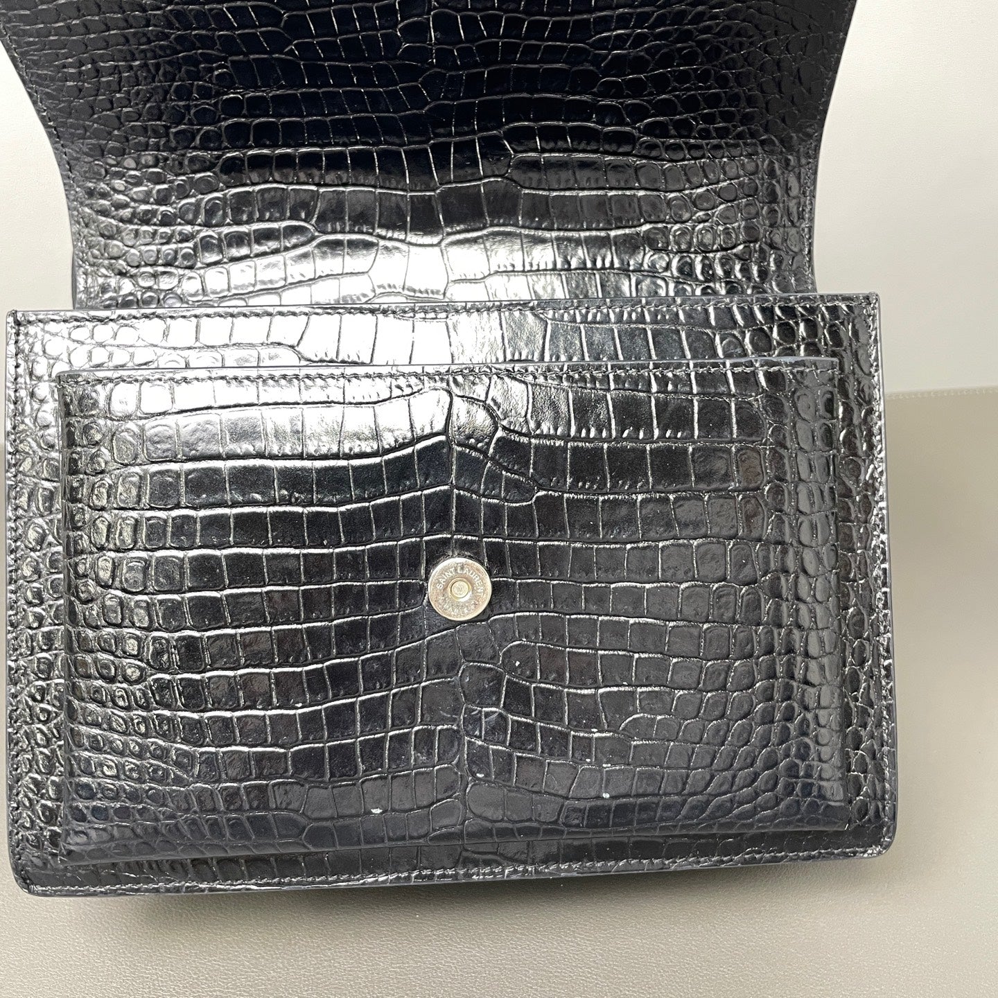 Saint Laurent - Sunset - Leather - Black - (mini)