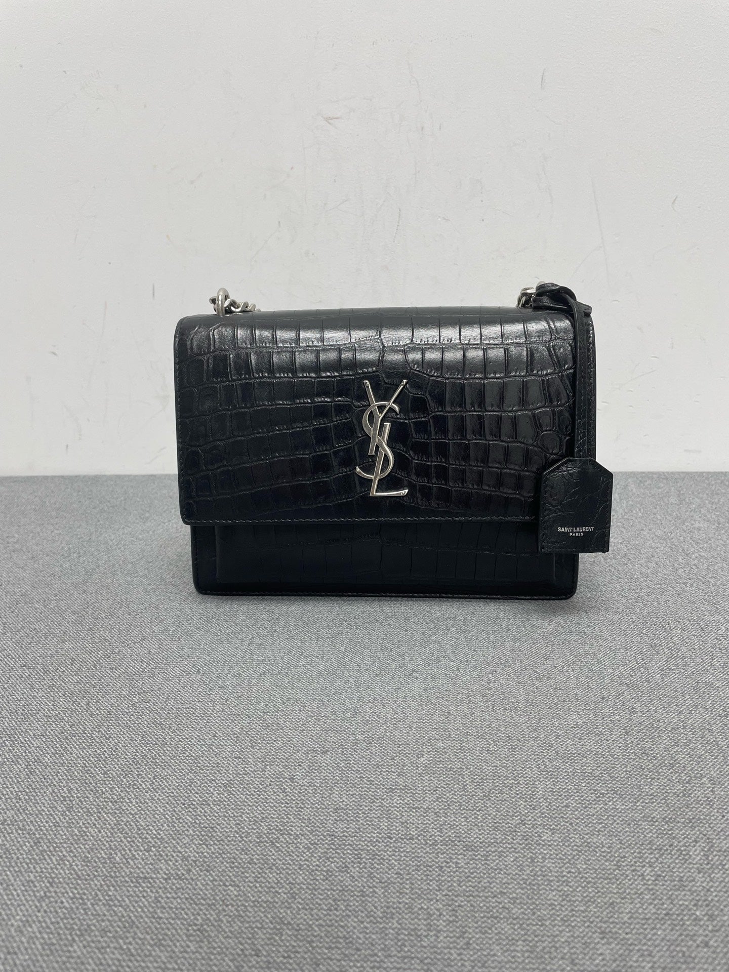 Saint Laurent - Sunset - Leather - Black - (small)