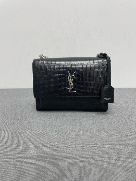 Saint Laurent - Sunset - Leather - Black - (small)