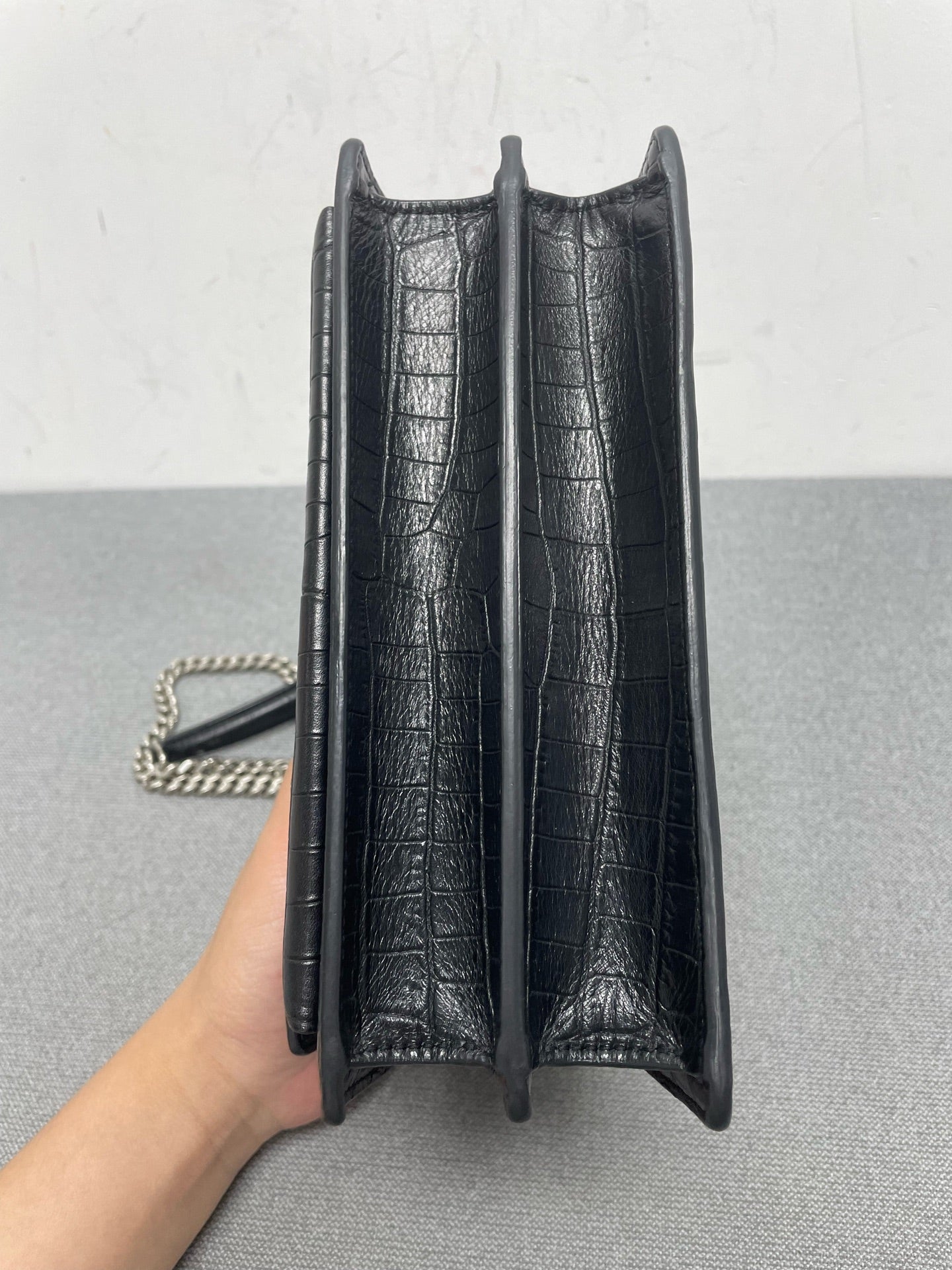 Saint Laurent - Sunset - Leather - Black - (small)