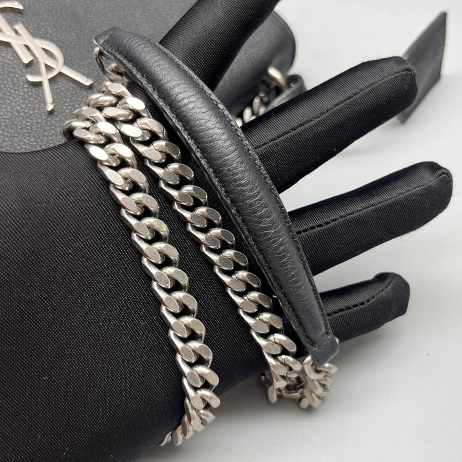 Saint Laurent - Sunset - Leather - Black - (small)