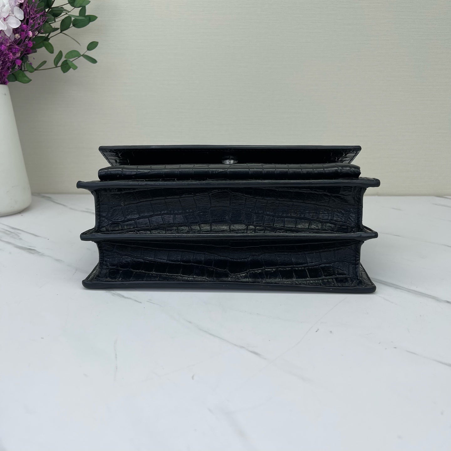 Saint Laurent - Sunset - Leather - Black - (small)