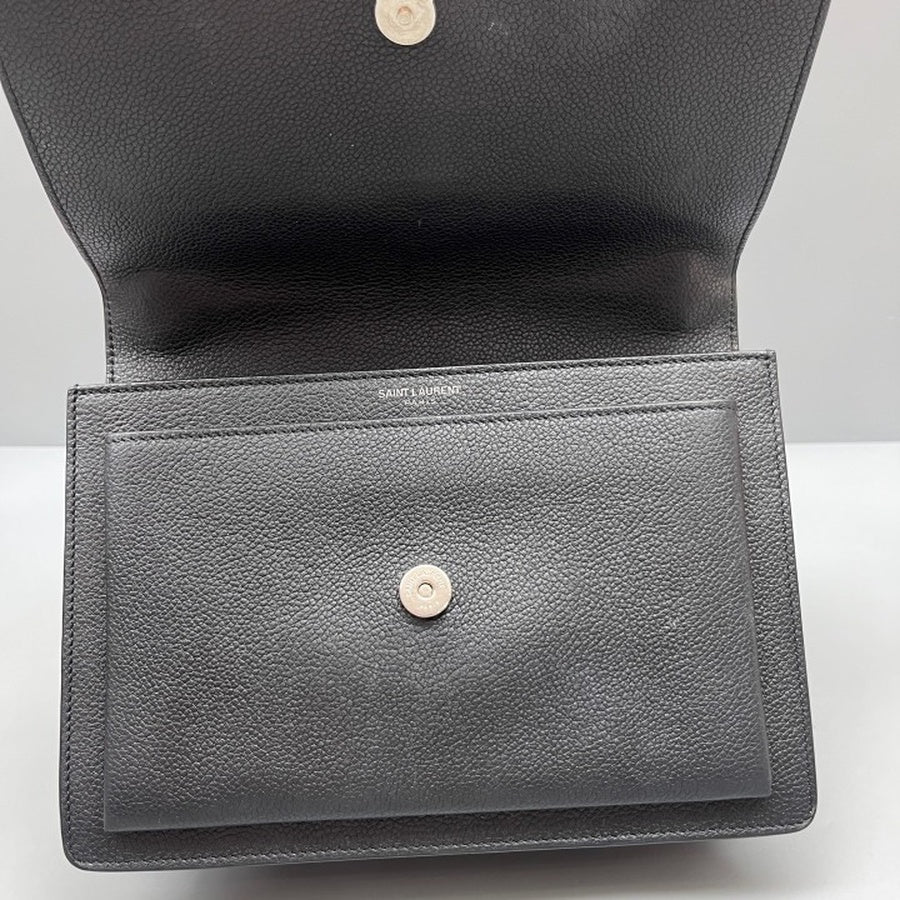 Saint Laurent - Sunset - Leather - Black - (small)
