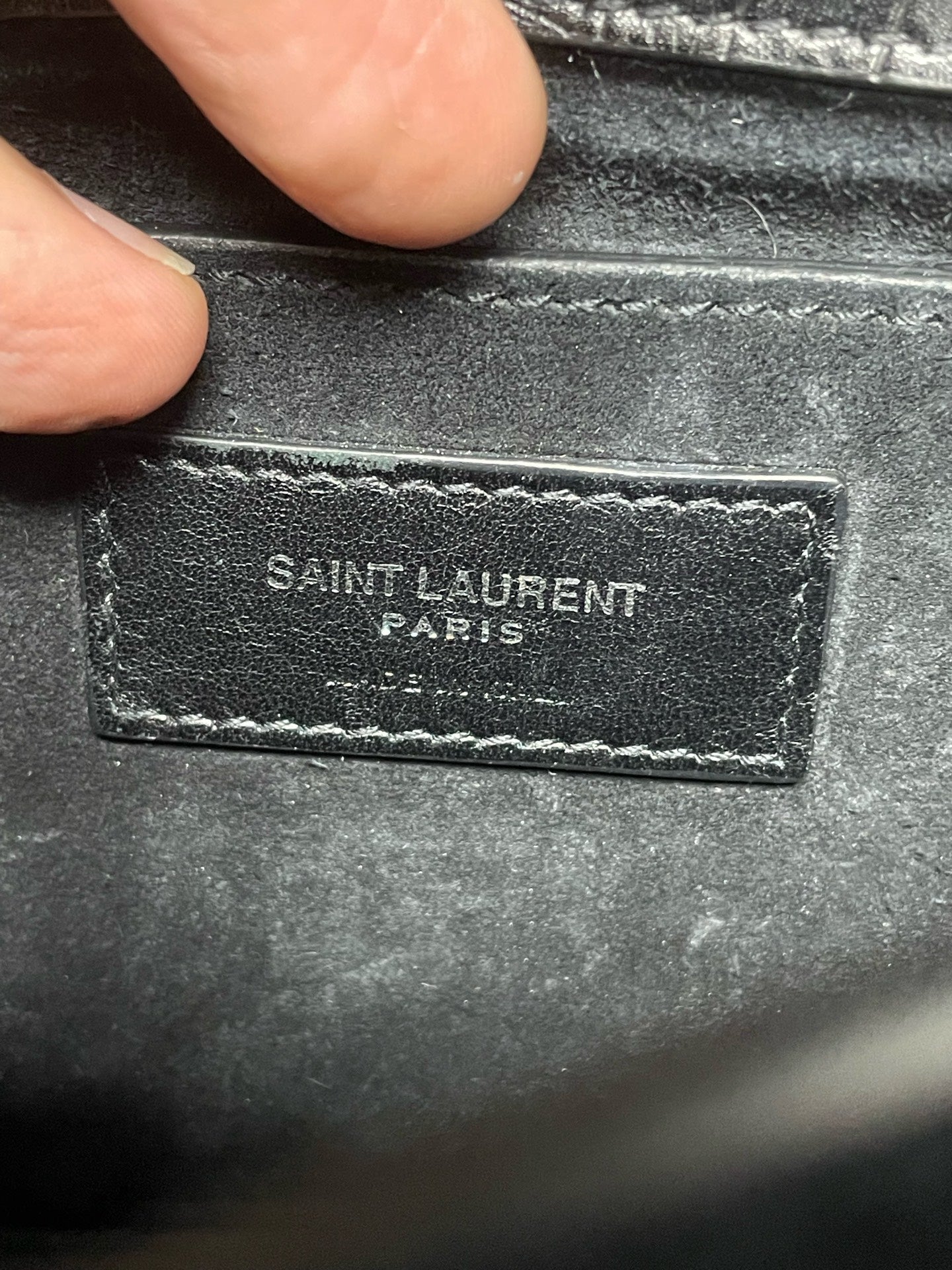 Saint Laurent - Sunset - Leather - Black - (small)