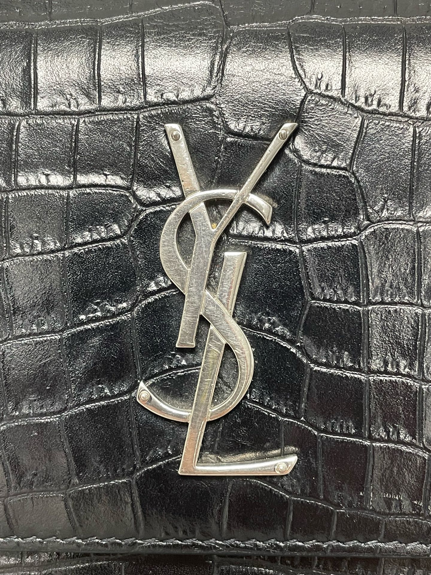 Saint Laurent - Sunset - Leather - Black - (small)