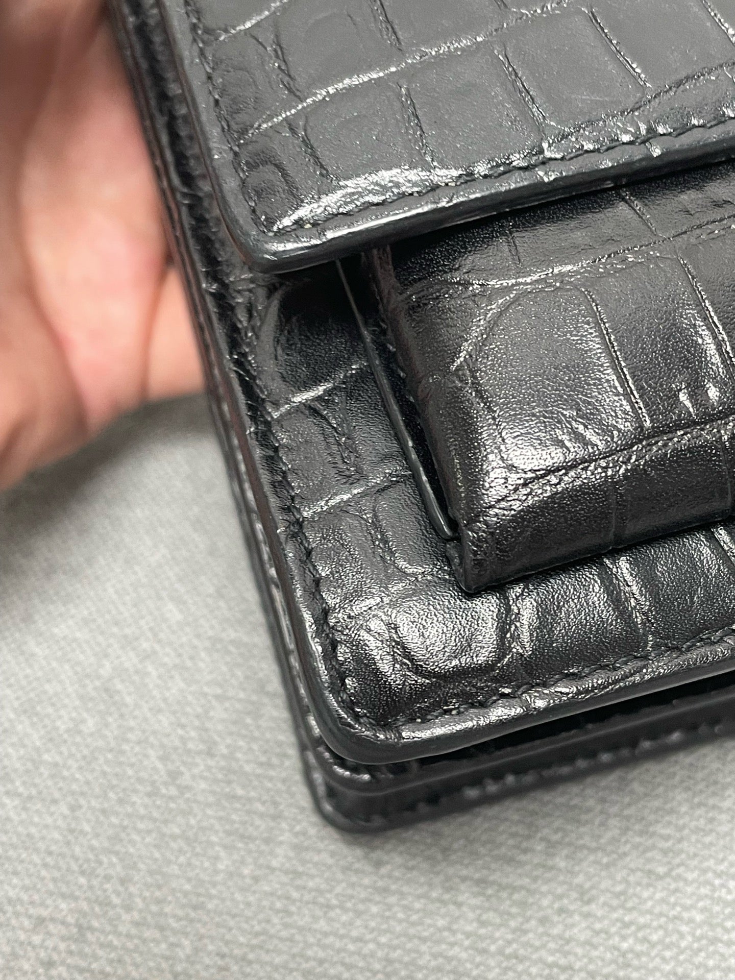 Saint Laurent - Sunset - Leather - Black - (small)