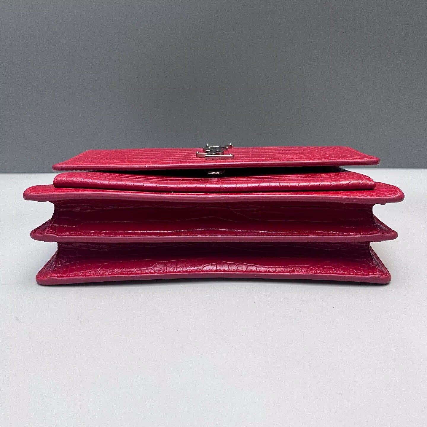 Saint Laurent - Sunset - Leather - Burgundy - (Small)