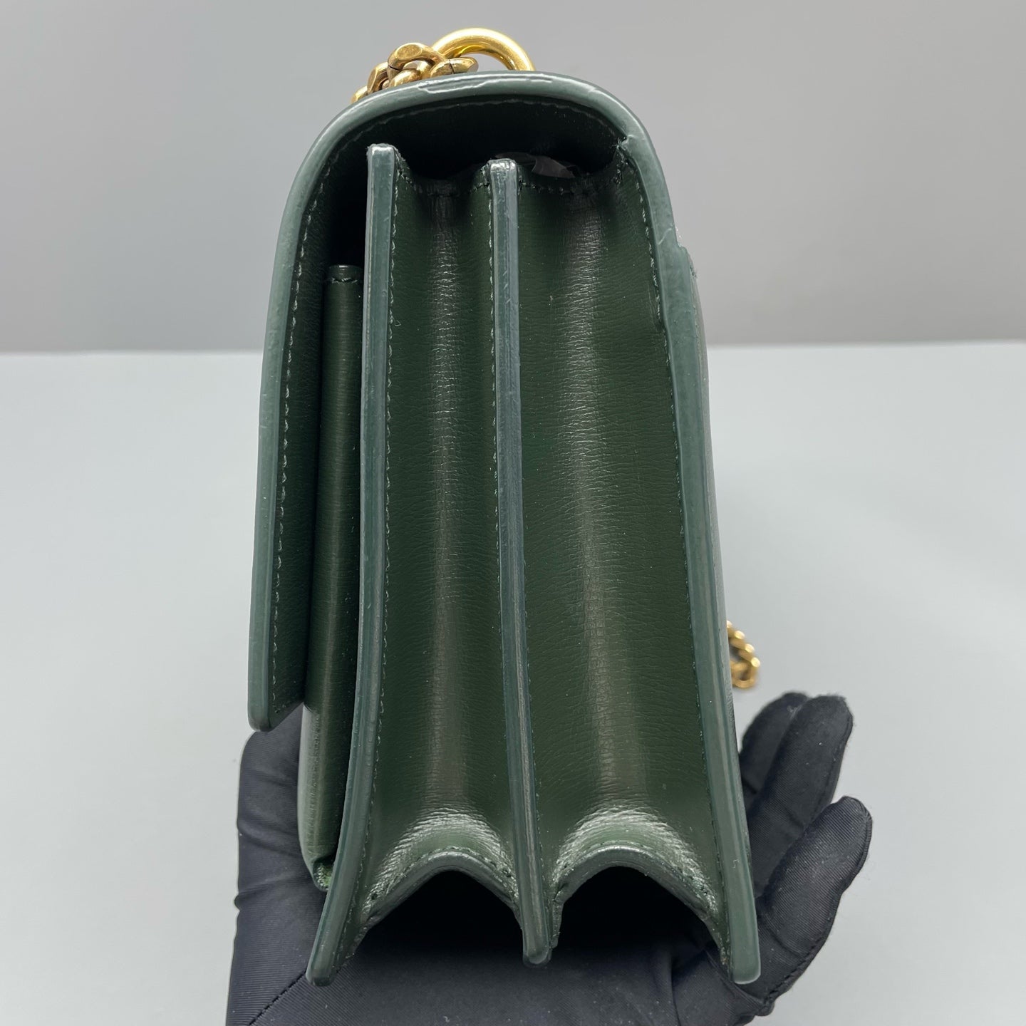 Saint Laurent - Sunset - Leather - Green - (Medium)