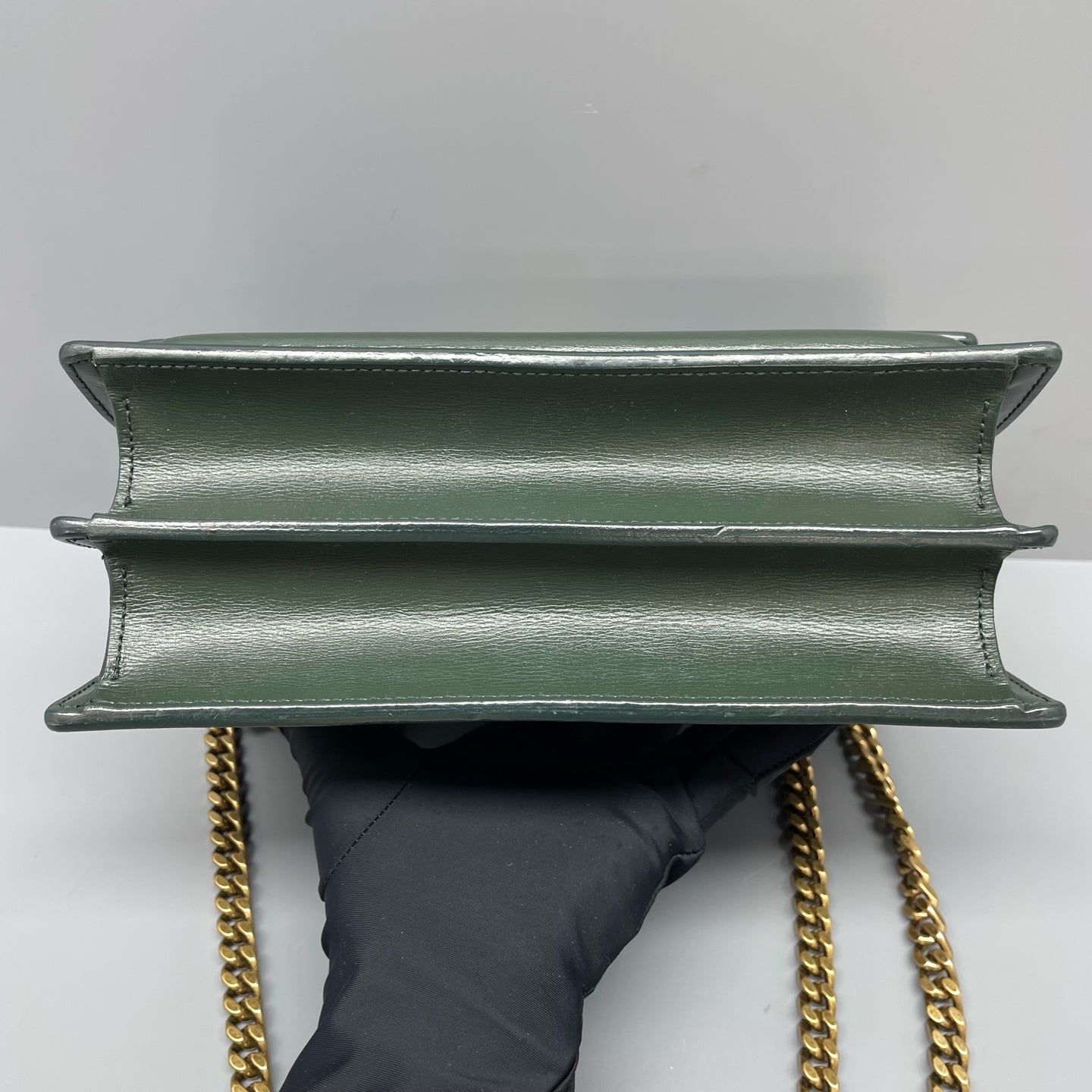 Saint Laurent - Sunset - Leather - Green - (Medium)