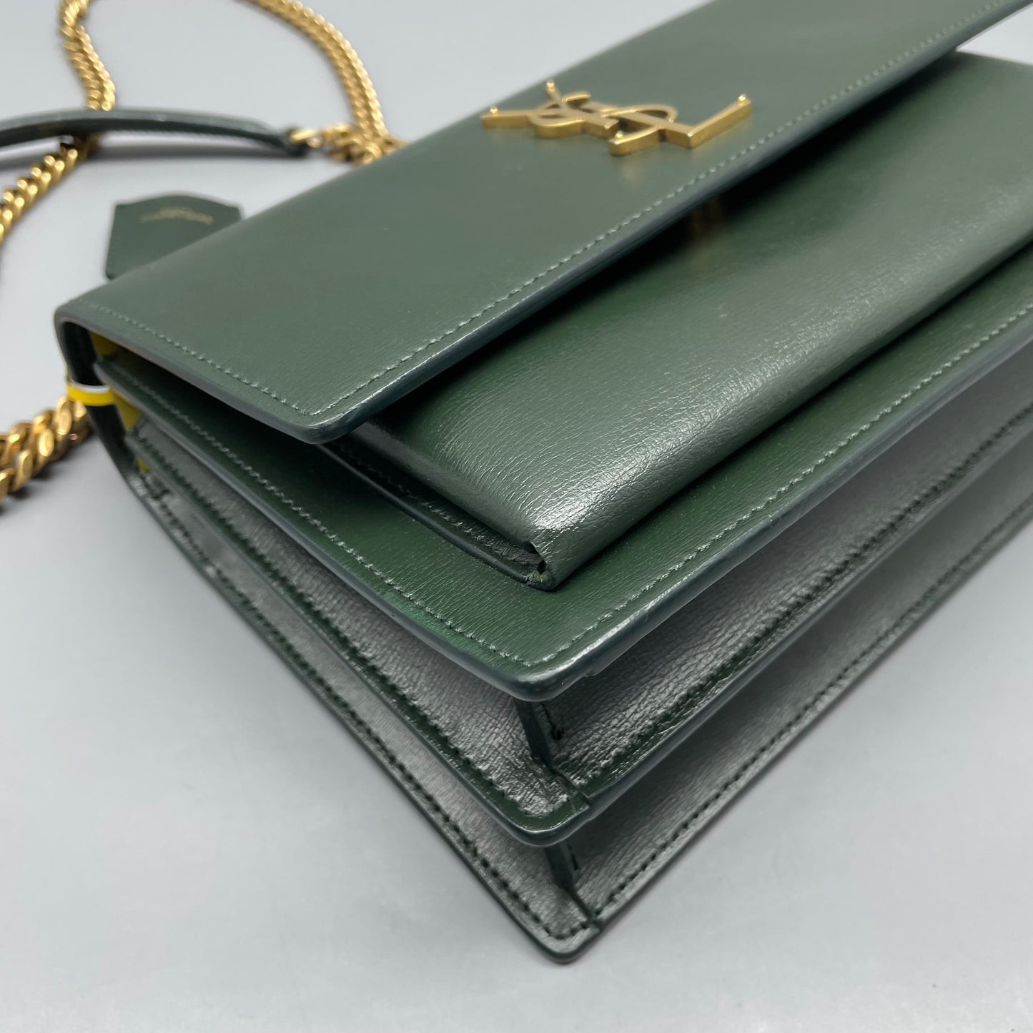 Saint Laurent - Sunset - Leather - Green - (Medium)