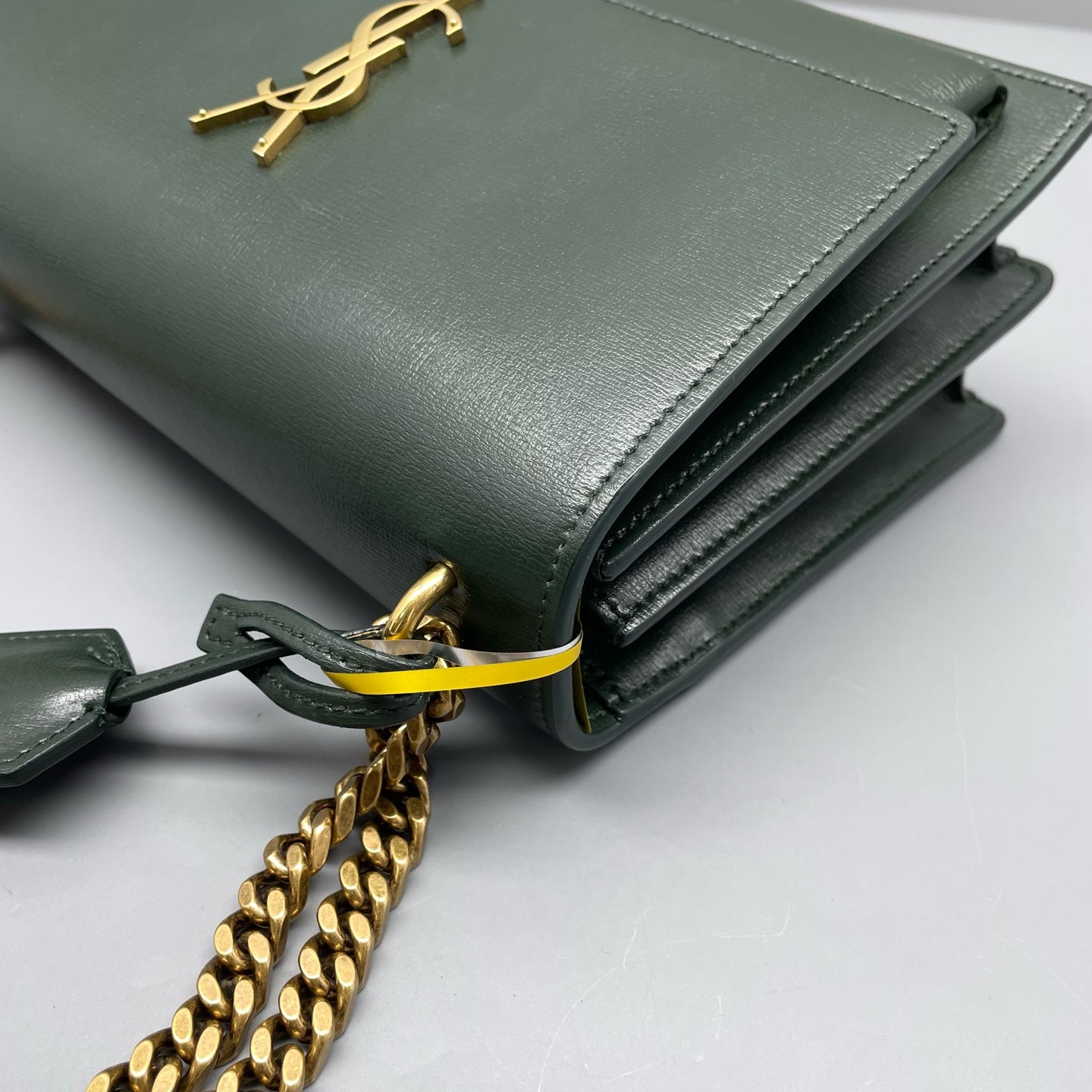Saint Laurent - Sunset - Leather - Green - (Medium)