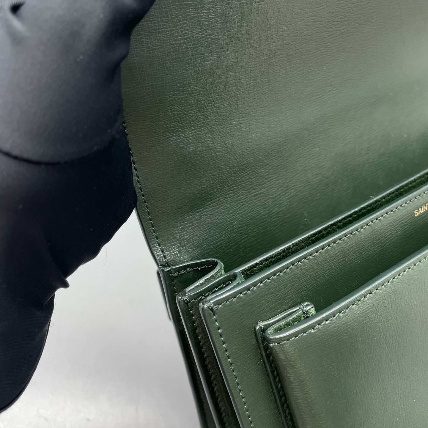 Saint Laurent - Sunset - Leather - Green - (Medium)