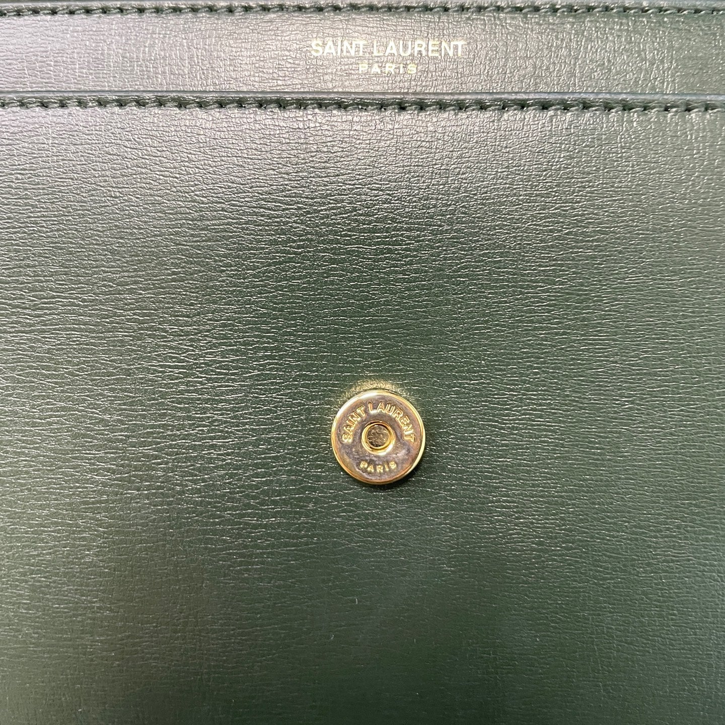 Saint Laurent - Sunset - Leather - Green - (small)