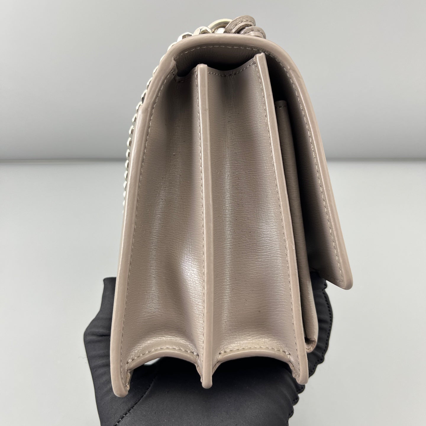 Saint Laurent - Sunset - Leather - Grey - (medium)