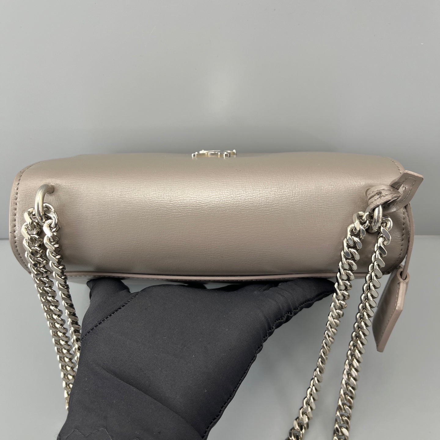 Saint Laurent - Sunset - Leather - Grey - (medium)