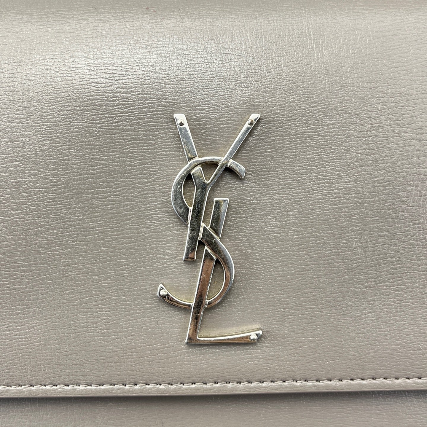 Saint Laurent - Sunset - Leather - Grey - (medium)